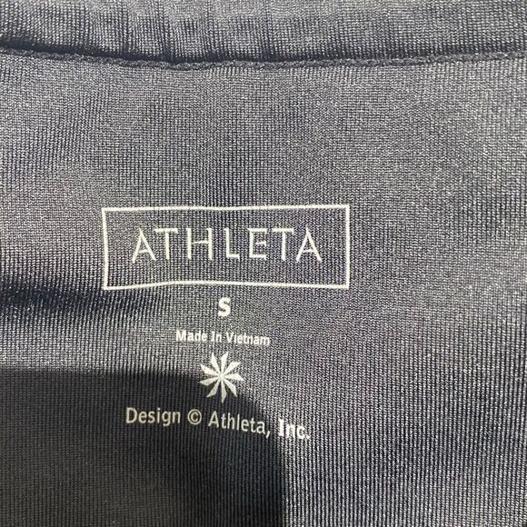 Athleta Women's Black Pull-On Stretch Flat Front Skinny Ankle Leggings Small - Picture 10 of 10